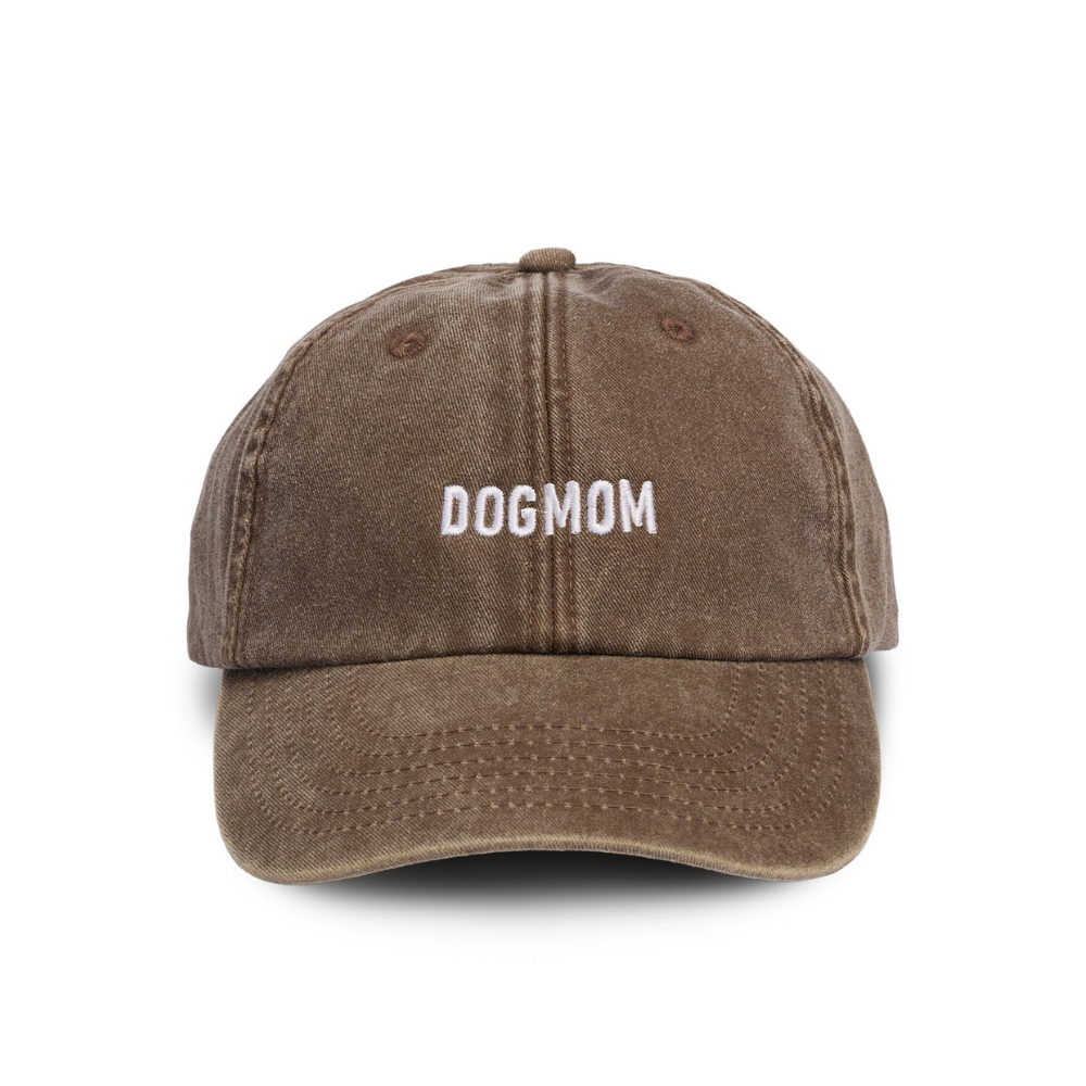 Lieblingspfote Cap DOGMOM Vintage Denim Braun