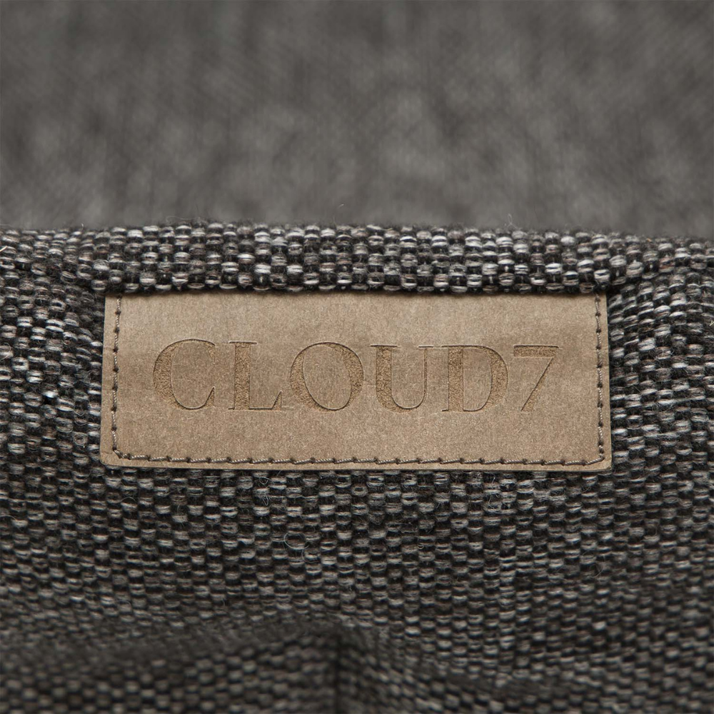 Logo & Material Cloud7 Hundebett LAZY Mélange Anthra Hundekissen