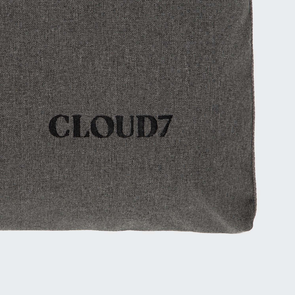 Logo Stickerei Cloud7 Outdoor Hundebett Siesta Light Graphite