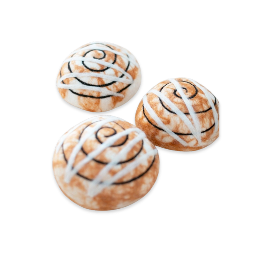MODERNBEAST Hundespielzeug Cinnamon Roll 100% Wolle