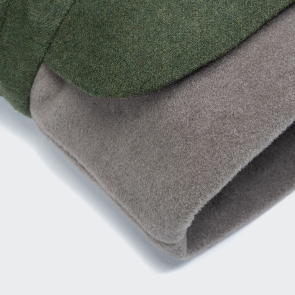 Material Halsöffnung Cloud7 Hundemantel Brooklyn LONG Fern Green