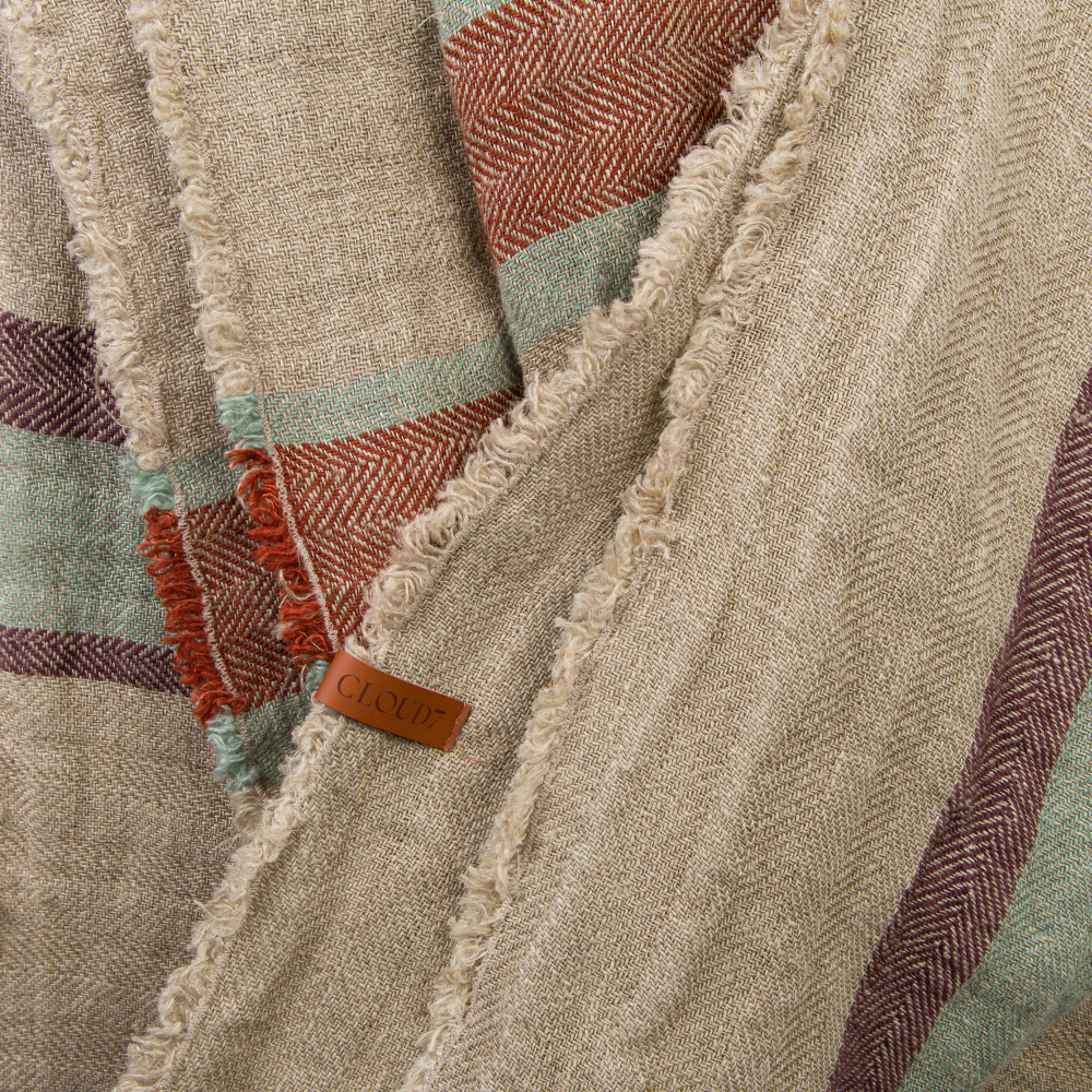 Material Cloud7 Hundedecke Linen Stripes