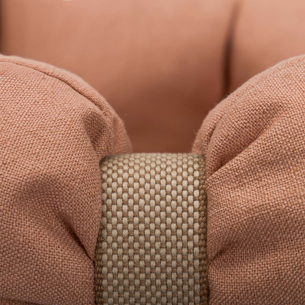Material Cloud7 LTTL Hundebett Snoozy Linen-Mix Dusty Rose