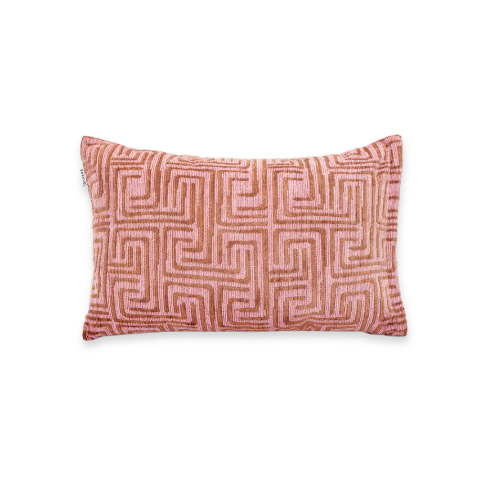 DOGGUO Maze Sofakissen Pink/Mocha