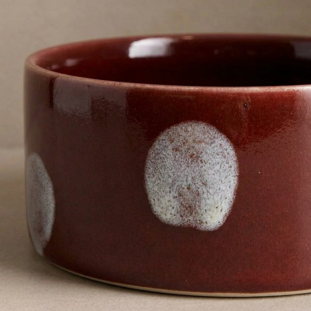 2er-Set Hundenapf POP DOT Burgundy