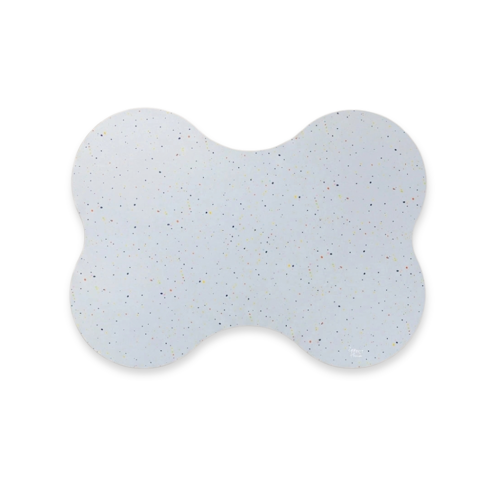 New Party Bone-Napfunterlage Blau - egg back home