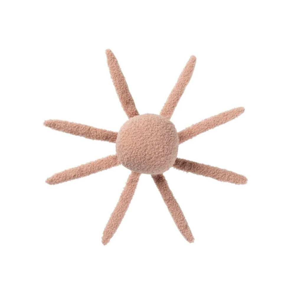 Obenansicht Hundespielzeug - Sea Life Toy - Soft Blush Octopus - FuzzYard