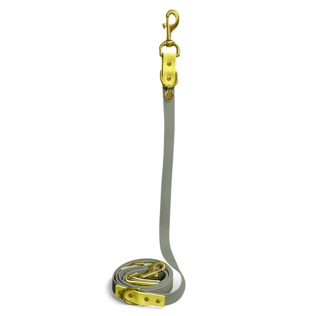 Hundeleine OUTDOOR Lemon Seagras 3-fach verstellbar
