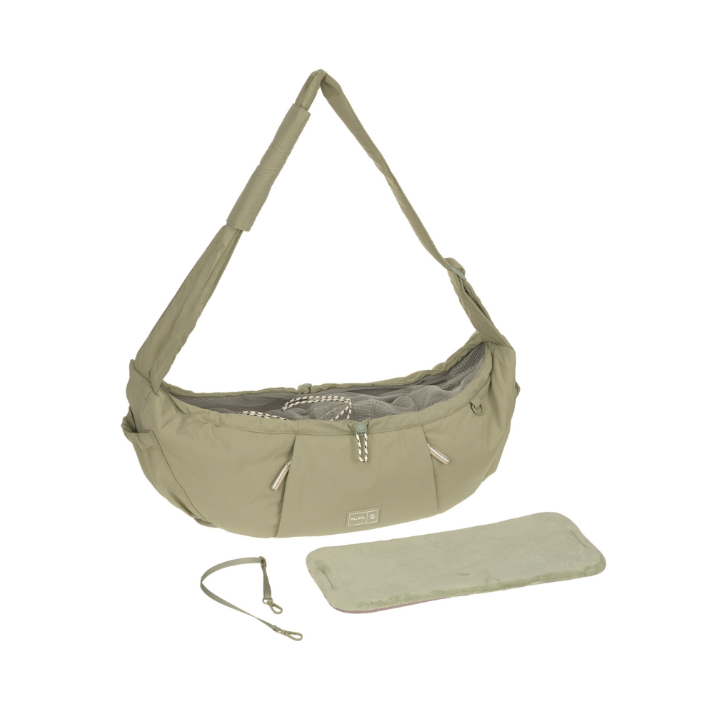 PALOPA Hundetasche Dog Bag Bara Crinkled Pale Olive