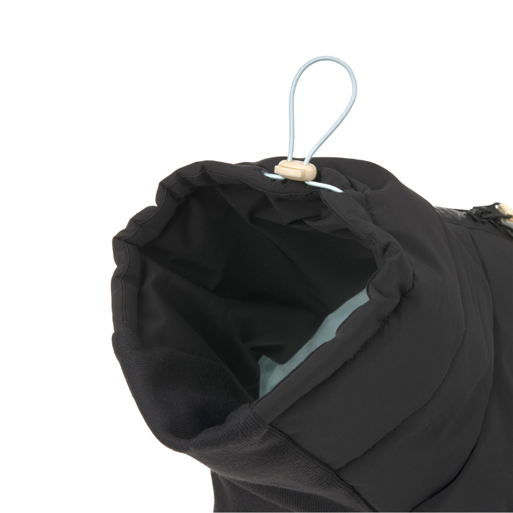 PALOPA Wintermantel Nolia Black Gummizug am Hals