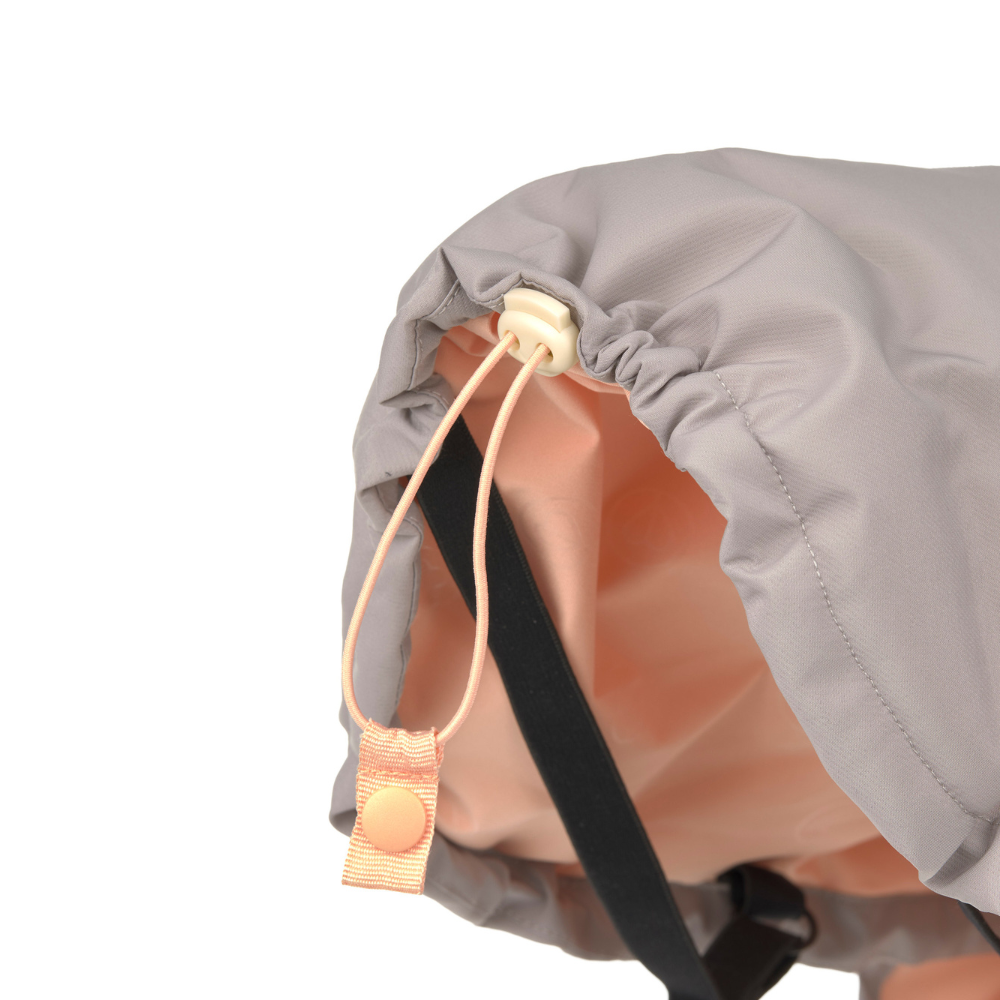 PALOPA Wintermantel Nolia Taupe Gummizug hinten