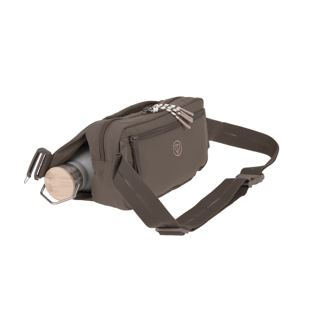 PALOPA Bum Bag NERKI Crinkled Chocolate Flaschenfach