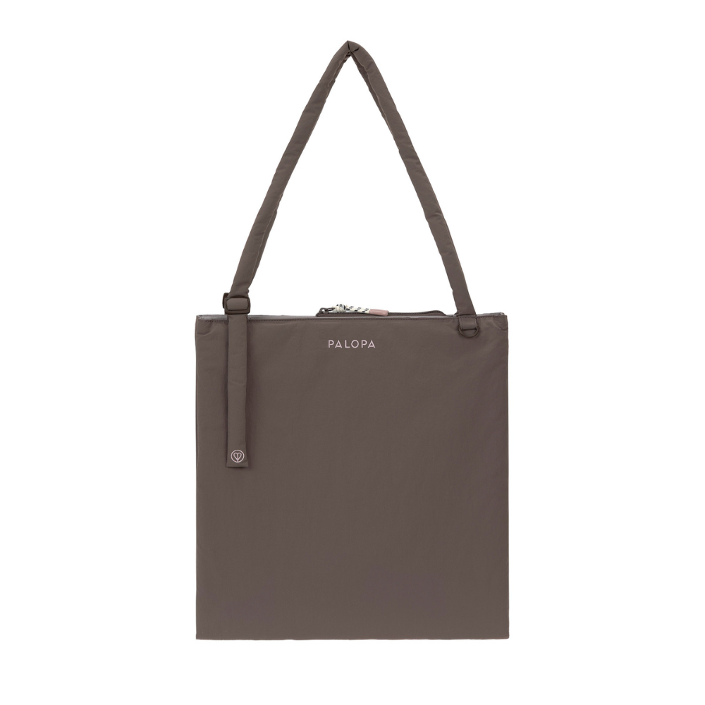 PALOPA Shopper Bag TORBI Crinkled Chocolate