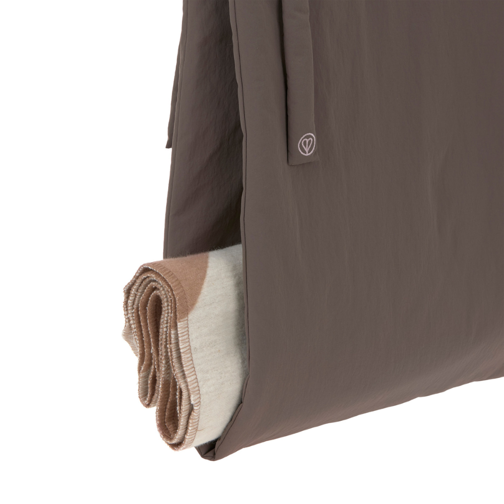 PALOPA Shopper Bag TORBI Crinkled Chocolate Deckenfach
