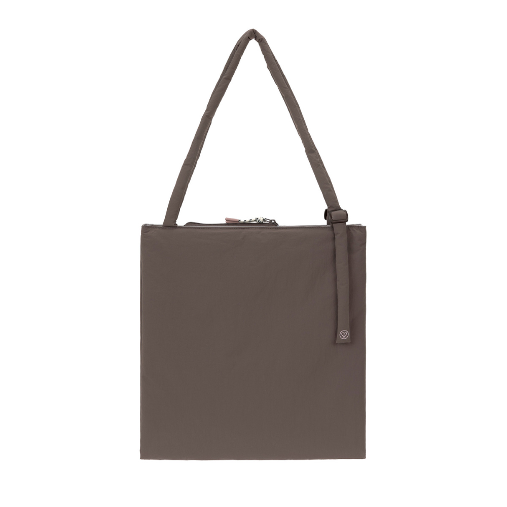 PALOPA Shopper Bag TORBI Crinkled Chocolate Rückseite