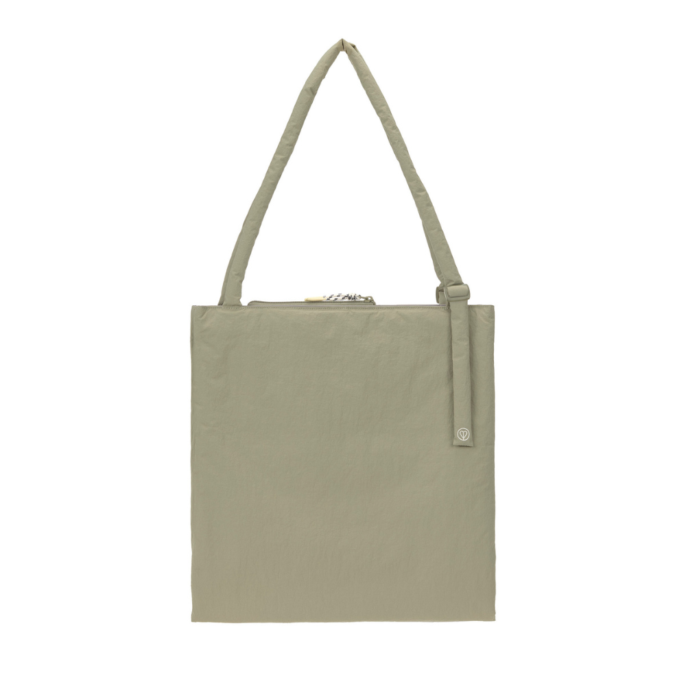 PALOPA Shopper Bag TORBI Crinkled Pale Olive Rückseite