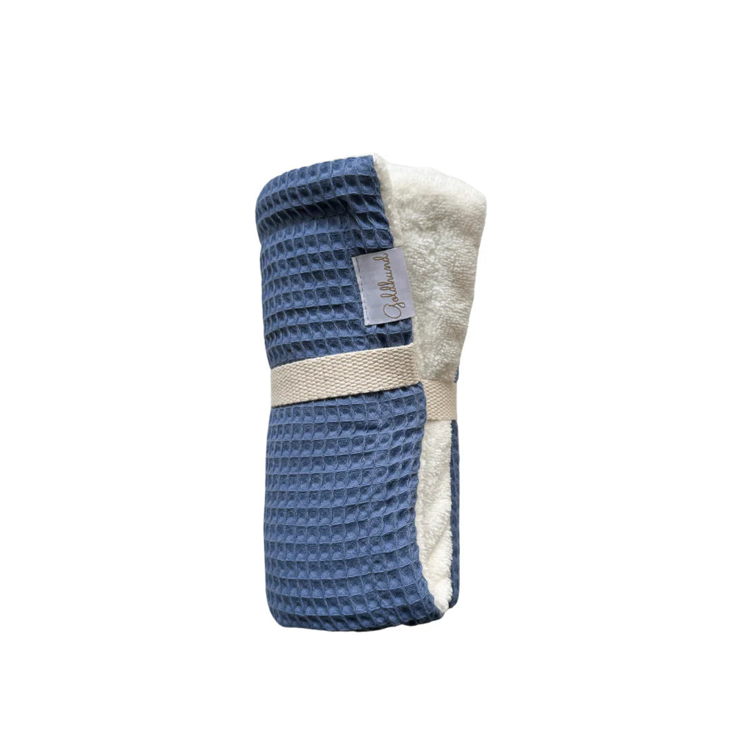 Goldhund Pfotenhandtuch paw towel Küstenblau Weiß