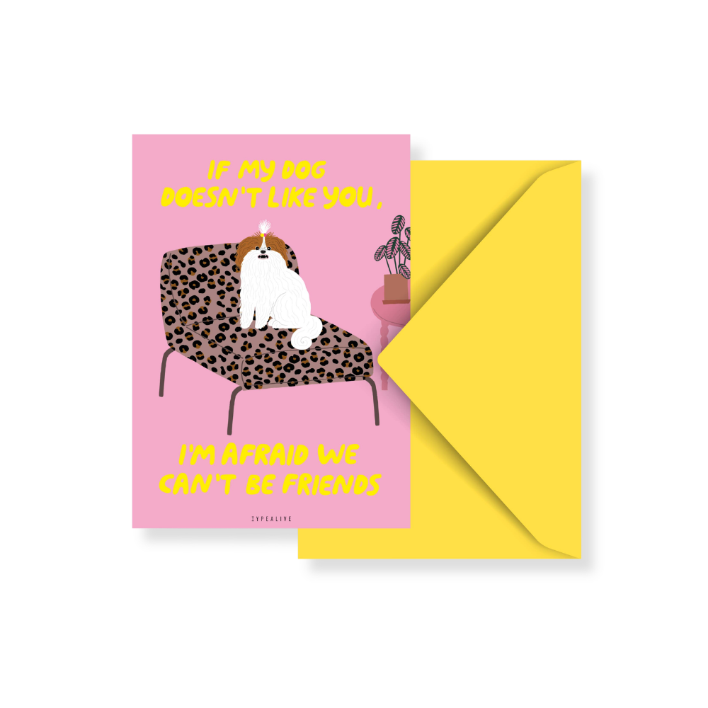 Postkarte / Petisfaction "Dogs" Friends - typealive