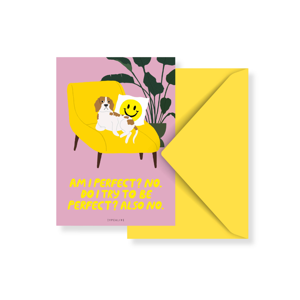 Postkarte / Petisfaction "Dogs" Perfect - typealive