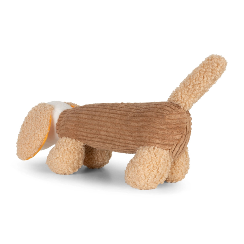 Rückseite Hundespielzeug Dackel Micky "Mocha" - Micky's Favorites