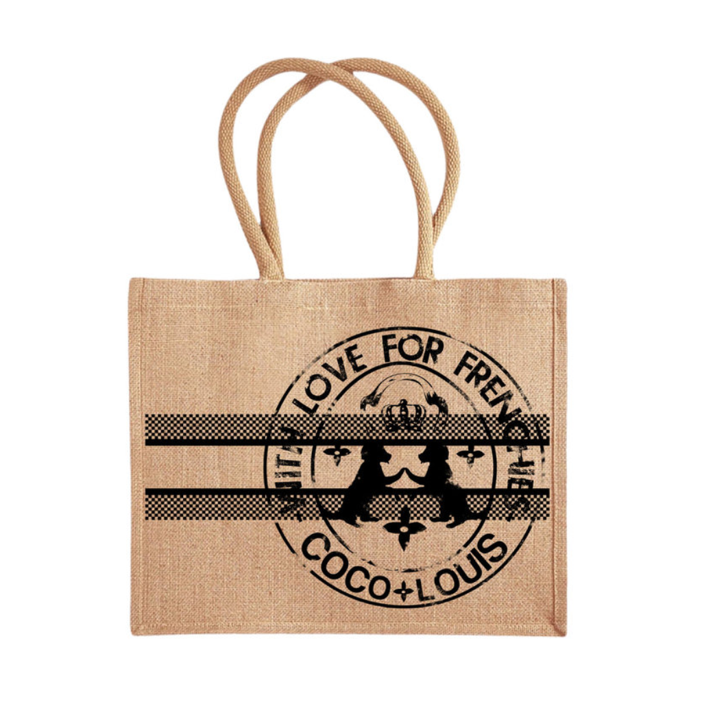 COCO + LOUIS Shopper mit Hundemotiv With Love For Frenchies