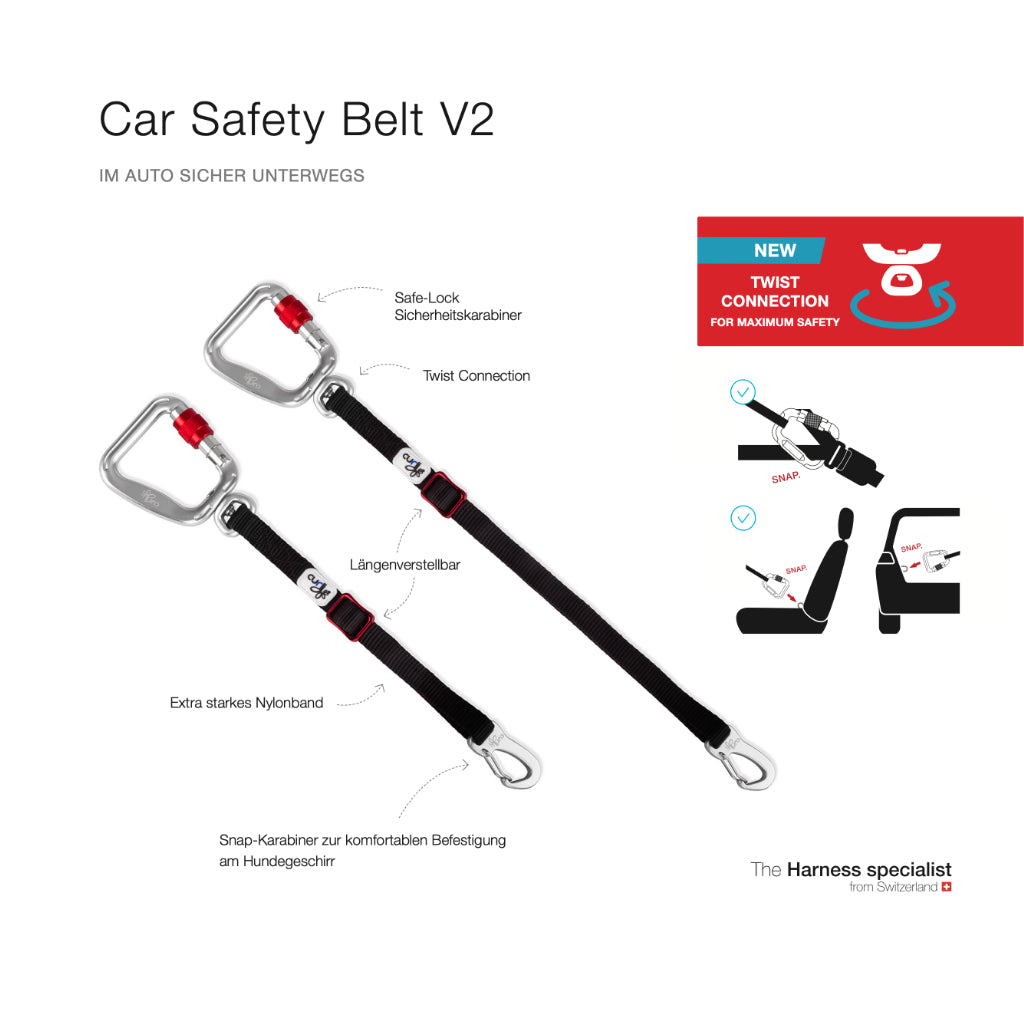 Car Safty Belt V2 Sicherheitsgurt 2.0 neues Modell