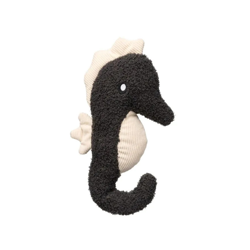 Hundespielzeug - Sea Life Toy - Seahorse Slate Grey - FuzzYard