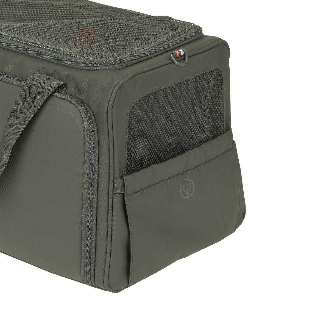 Seitenfach PALOPA Hundereisetasche Travel Carrier BENNO Dark Olive