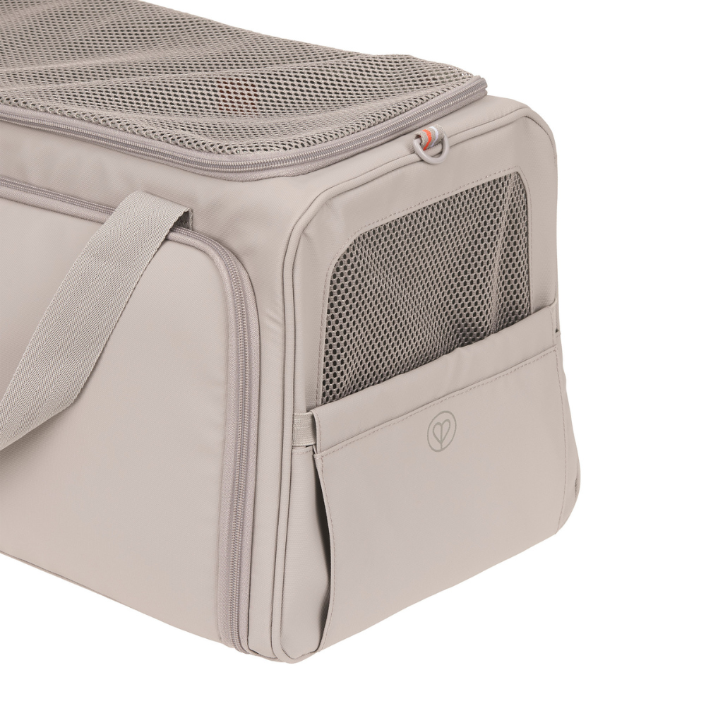 Seitentasche PALOPA Hundereisetasche Travel Carrier BENNO Taupe