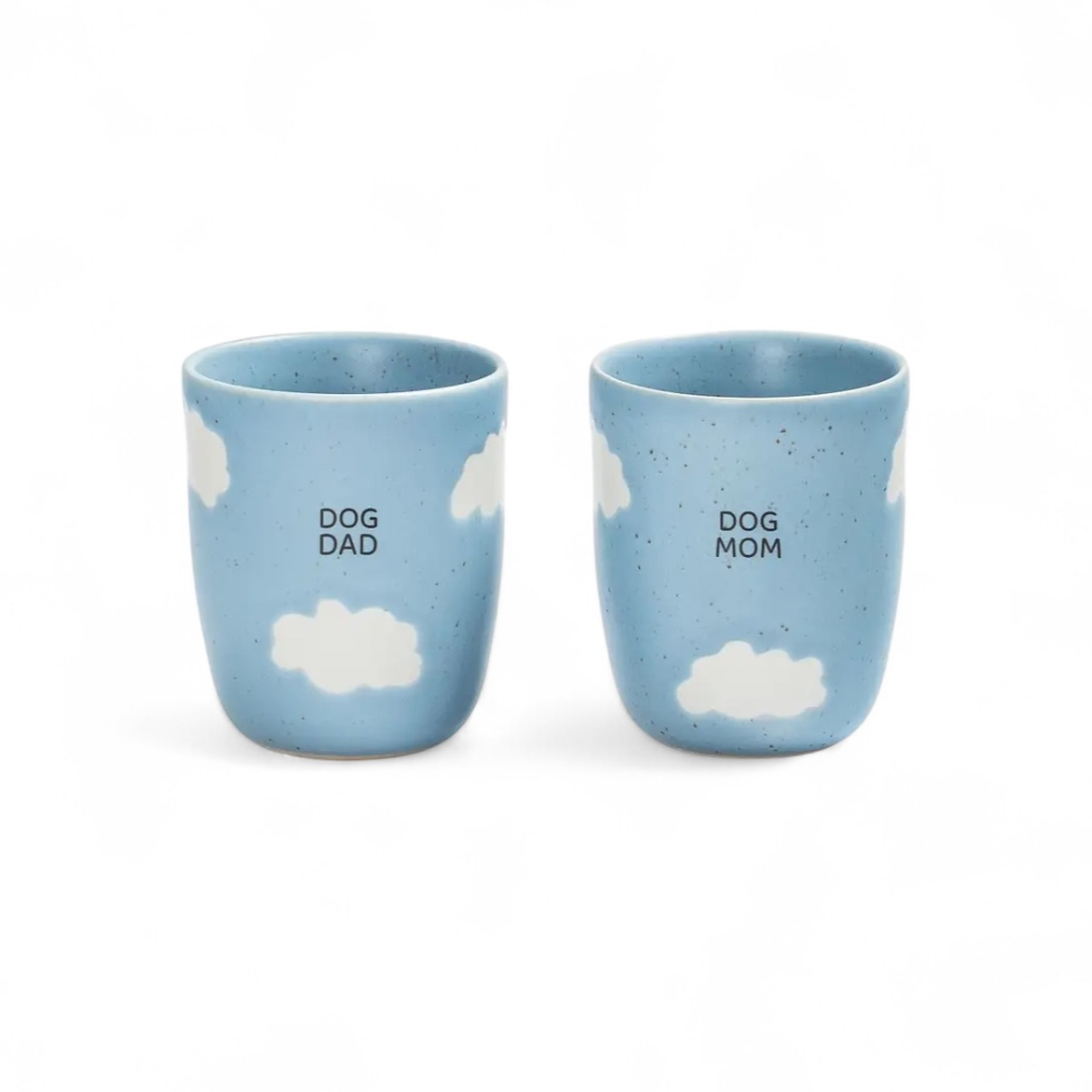 Set Tasse CLOUD Medium Cup DOGDAD & DOGMOM 220 ml - egg back home