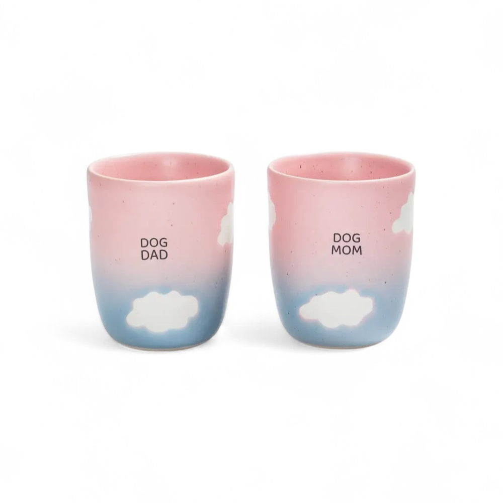 Set Tasse CLOUD SUNSET Medium Cup DOGMOM & DOGDAD 220 ml - egg back home