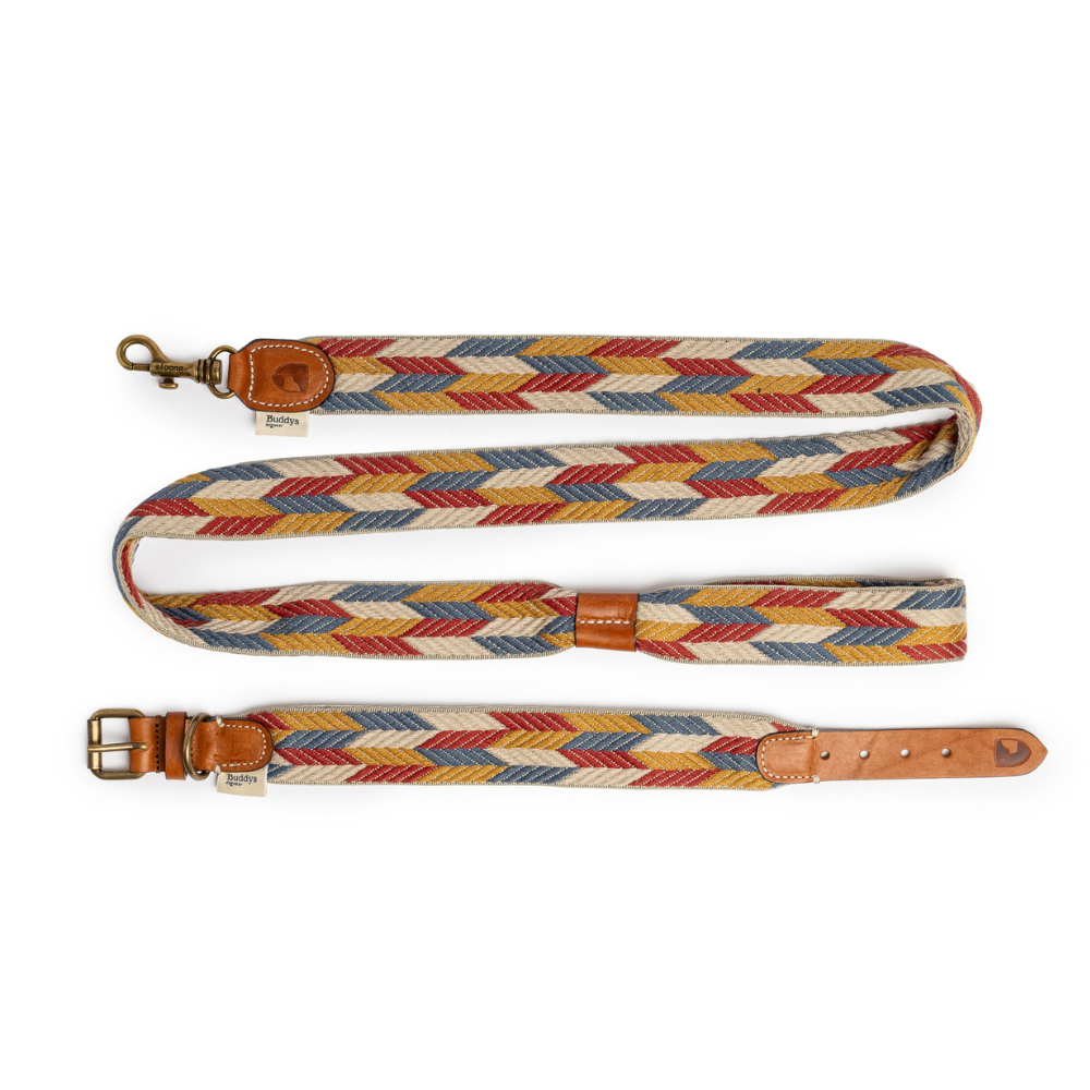 Set Halsband & Leine Naya Puzzle - Buddys Dogwear