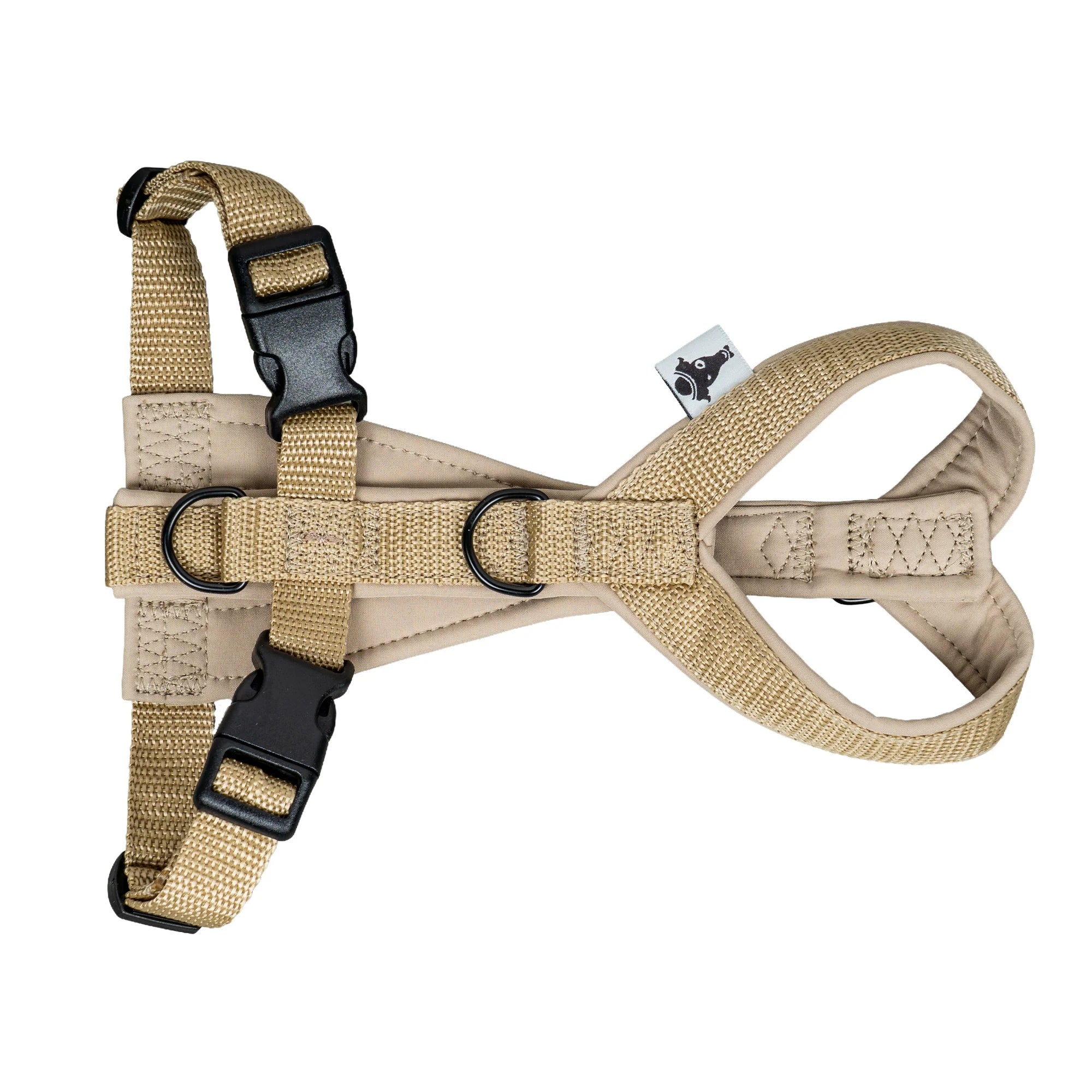 KARMA HUND Hundegeschirr Softshell für Dackel Sand