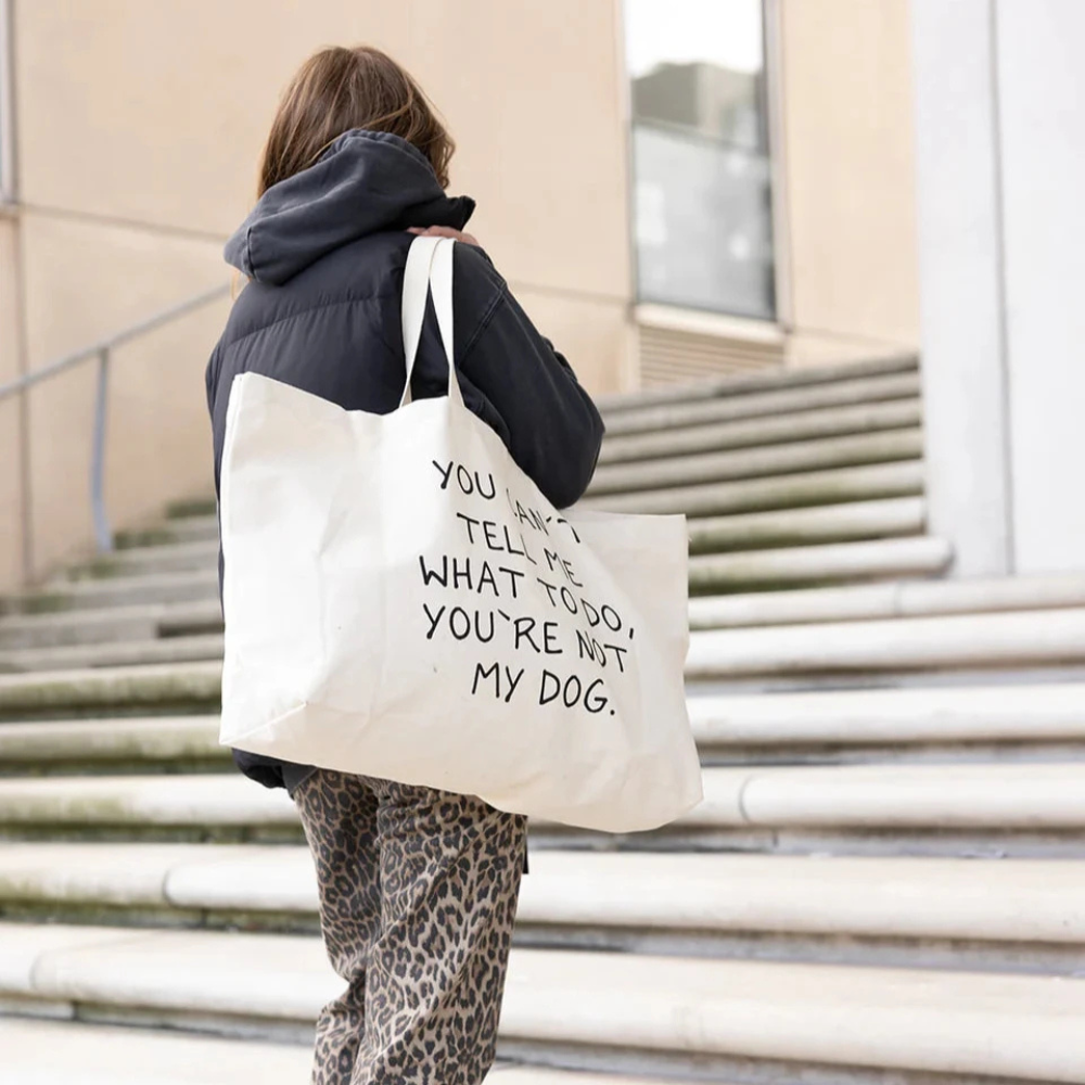 Tragebild XXL Shopper YOU'RE NOT MY DOG - Lieblingspfote
