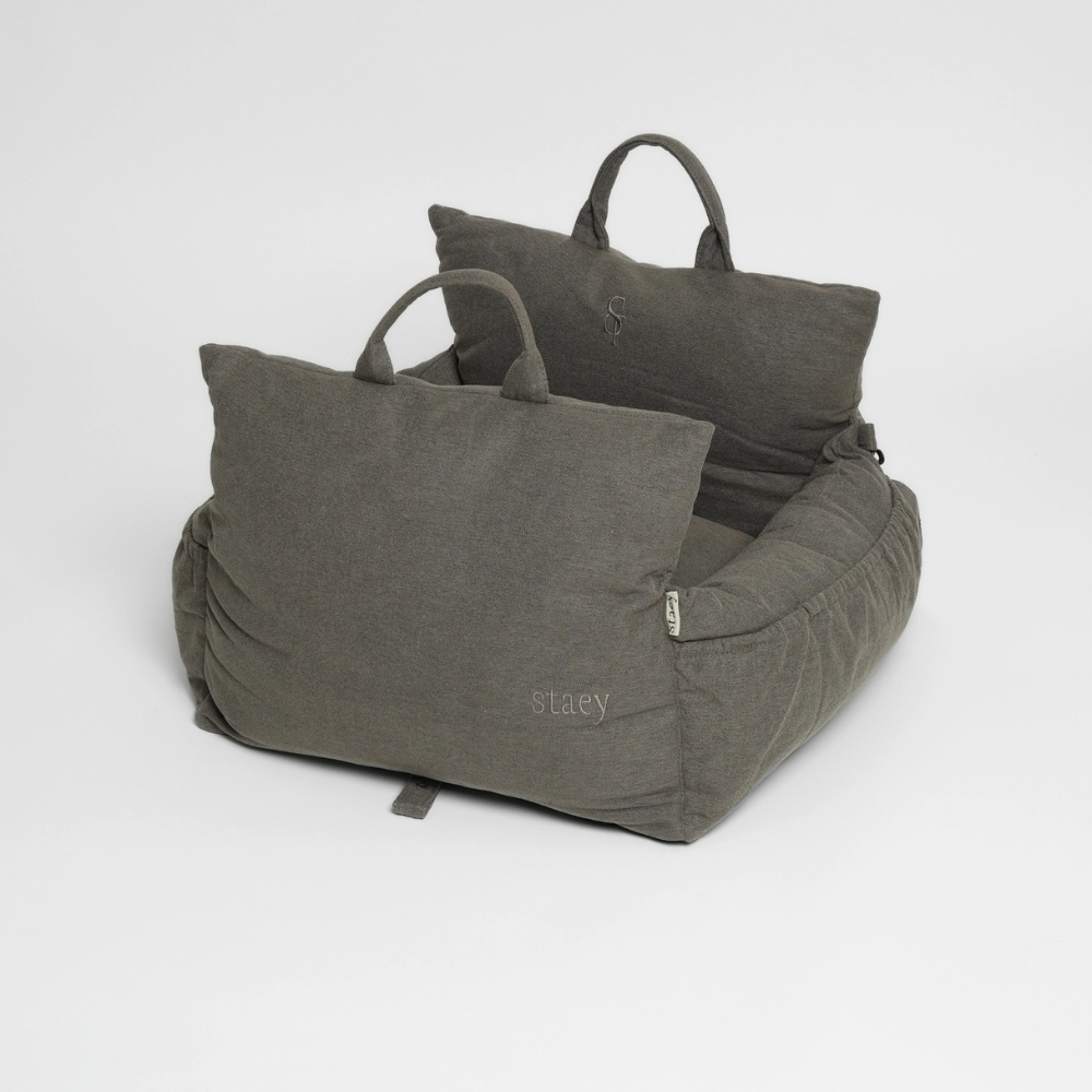 Tragegriffe Lara 3‑in‑1‑Autositz Taupe tragbare Tasche - staey