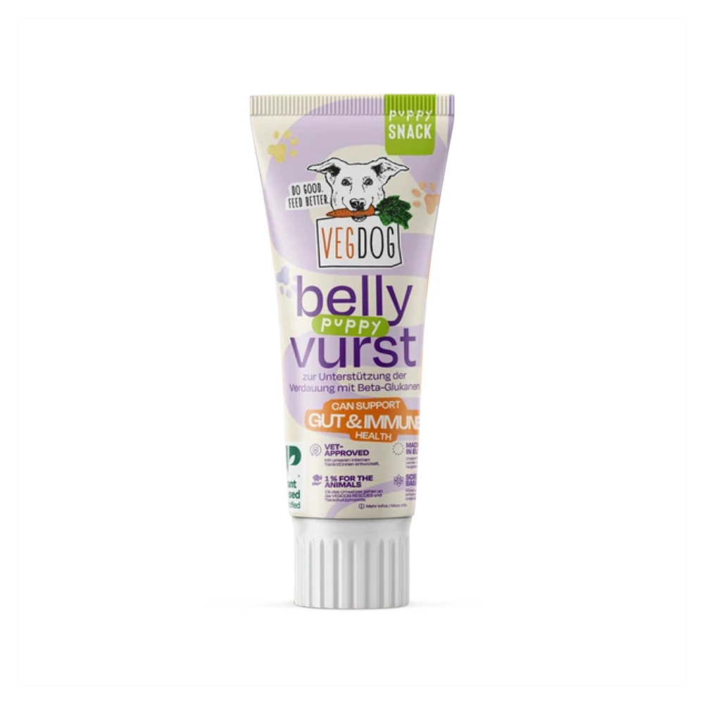 VEGDOG Puppy Snack Belly Vurst