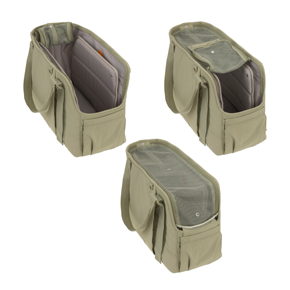 Varianten Netzabdeckungen Hundetragetasche WEDA Crinkled Pale Olive - PALOPA