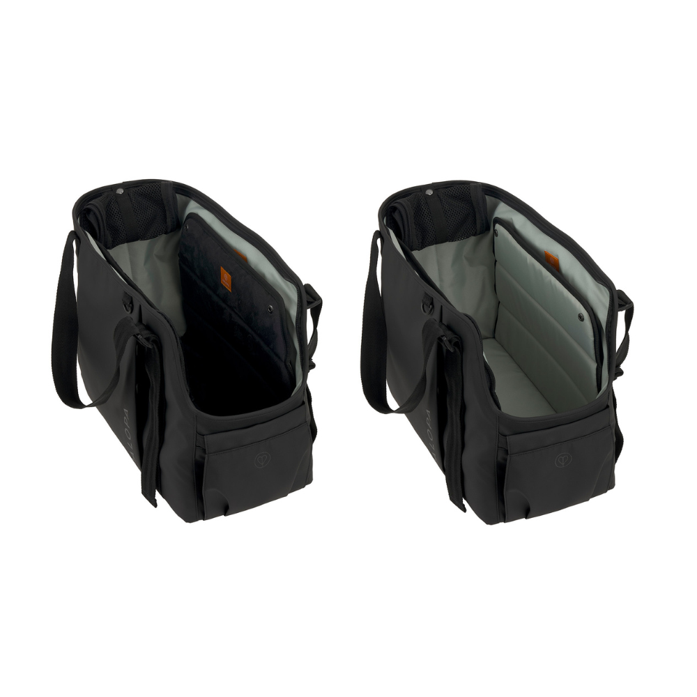 Varianten herausnehmbare Innenmatte Hundetragetasche WEDA Black - PALOPA