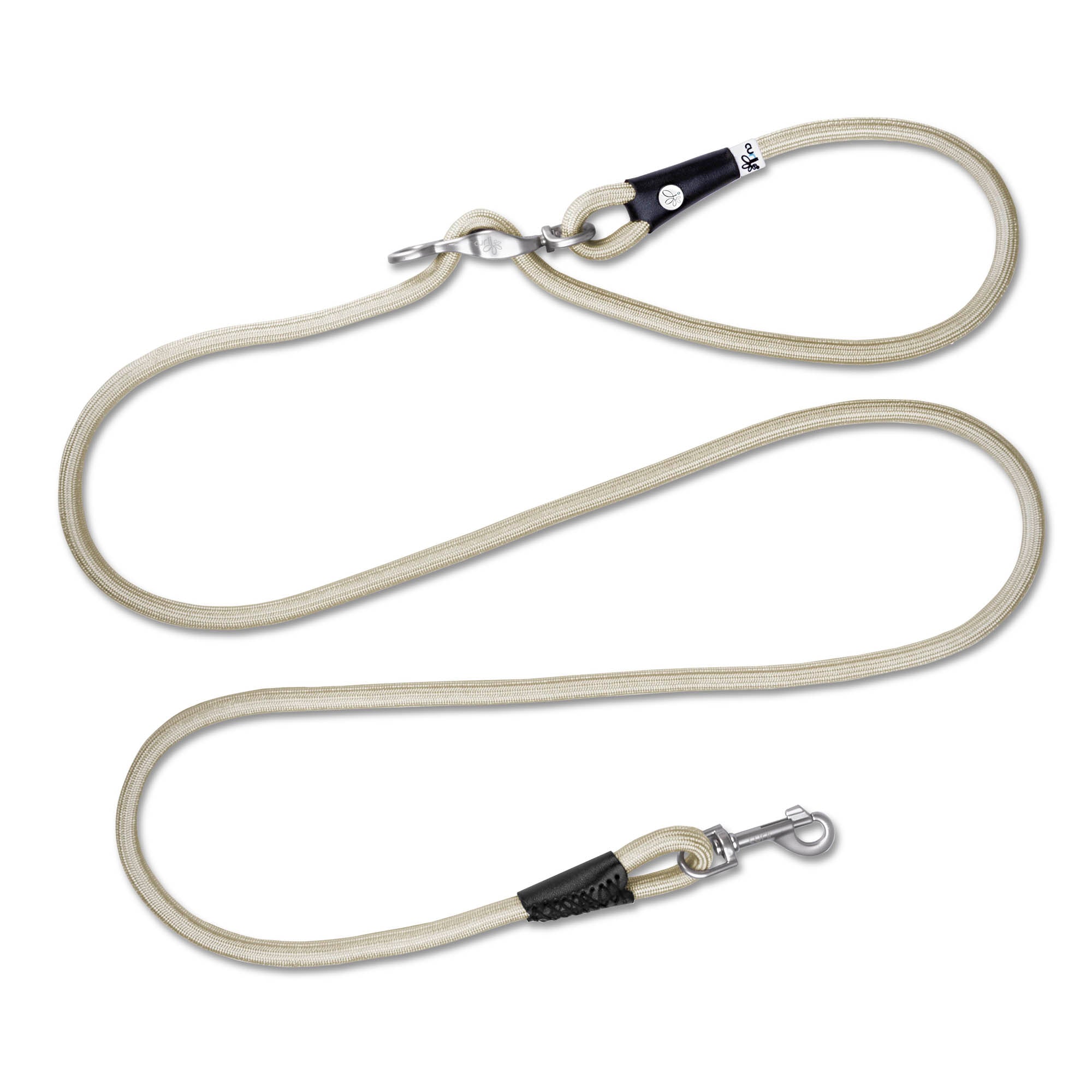 Hundeleine Vario Comfort Leash verstellbar Light-Tan - Curli