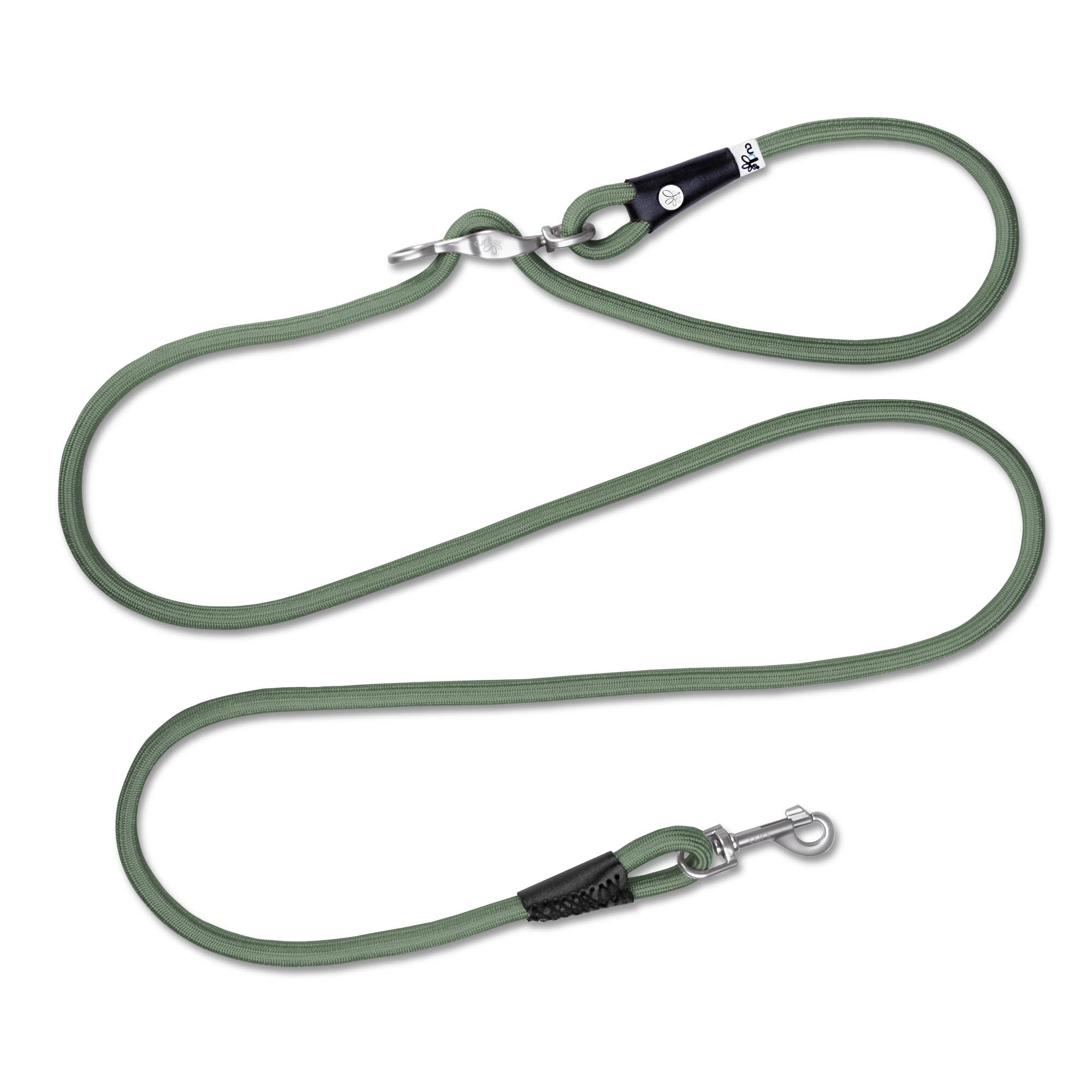 Hundeleine Vario Comfort Leash verstellbar Moss - Curli