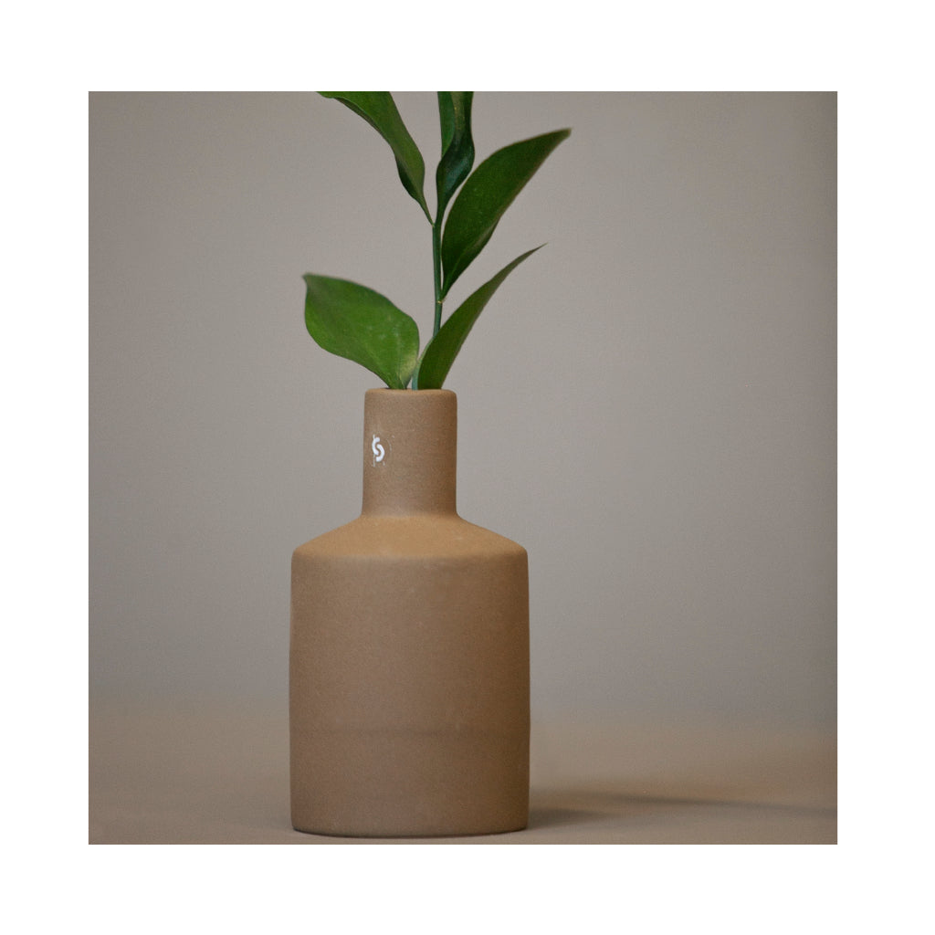 Blume in Albacken Vase XS Brown - Storyfactory