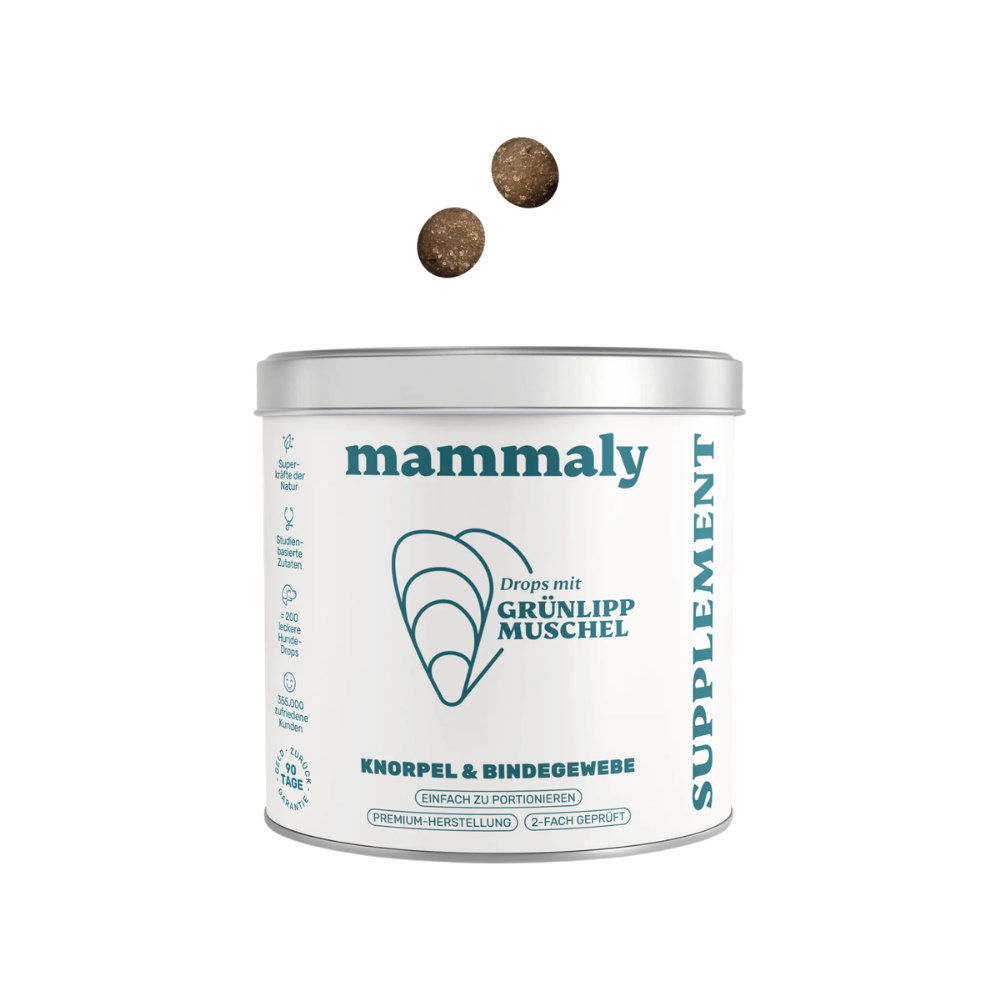Vitalstoff Drops mit GLM für Hunde - mammaly