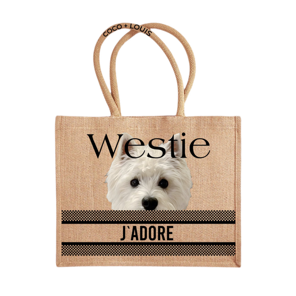 COCO + LOUIS Shopper mit Hundemotiv Westie