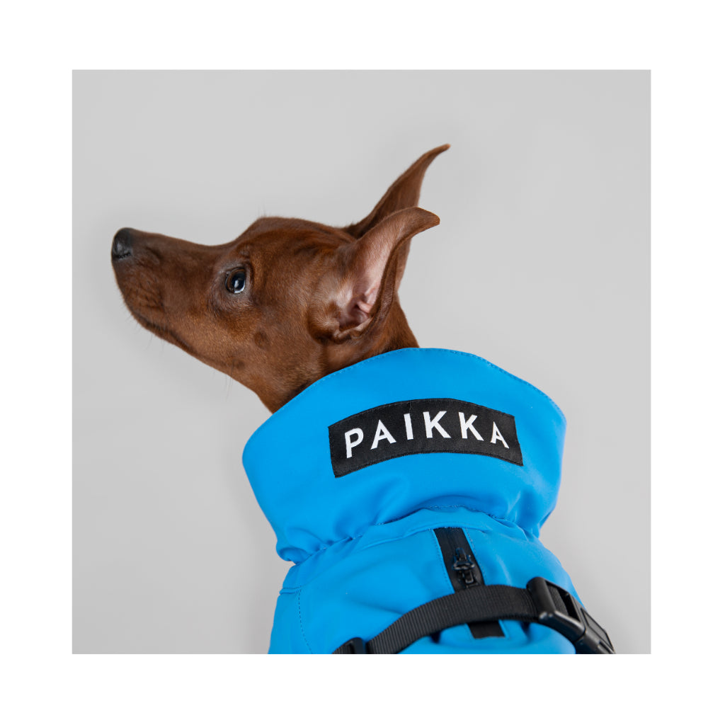 Detail Logo Hundewintermantel Visibility INDIGO reflektierend - PAIKKA