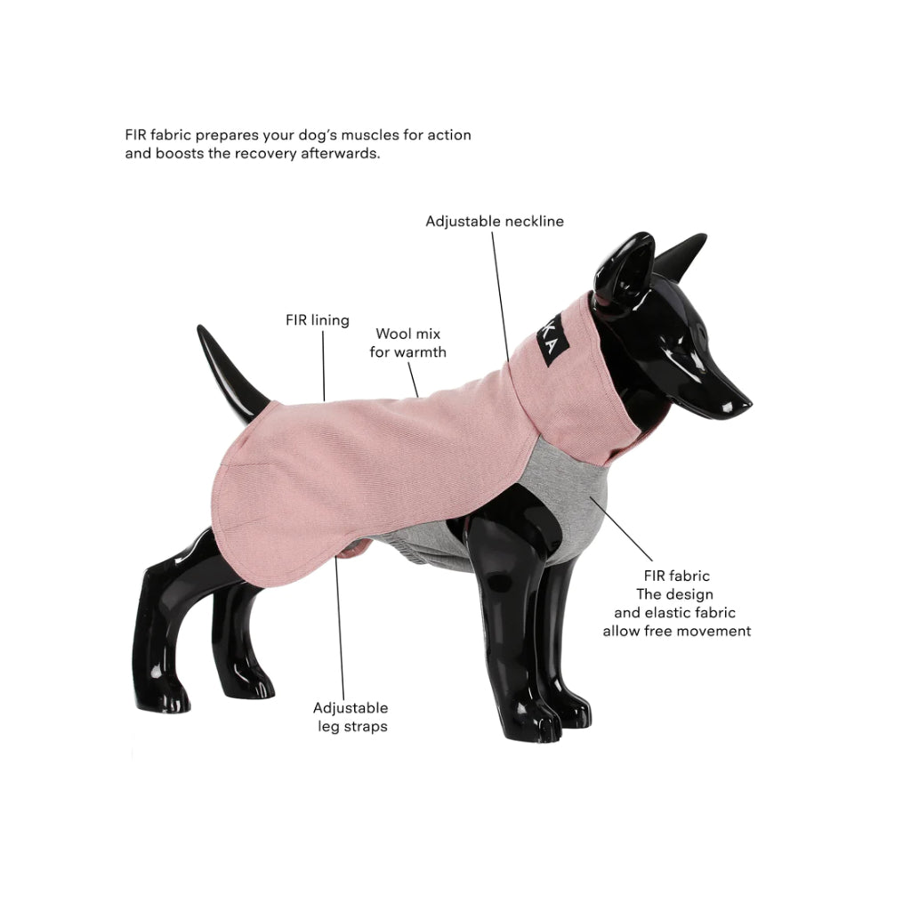 Infos Hundepullover Recovery Winter Shirt PINK / ROSA - PAIKKA