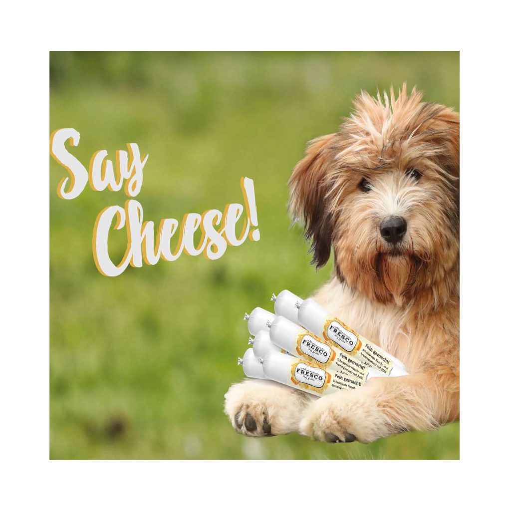 Hund "Say Cheese!" Trainings- und Naschwurst Käse - FRESCO