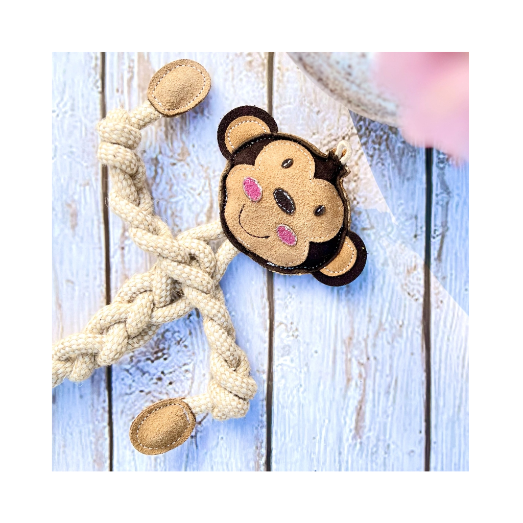 Moodbild Hundespielzeug Zergel Monkey - Funny Zoo