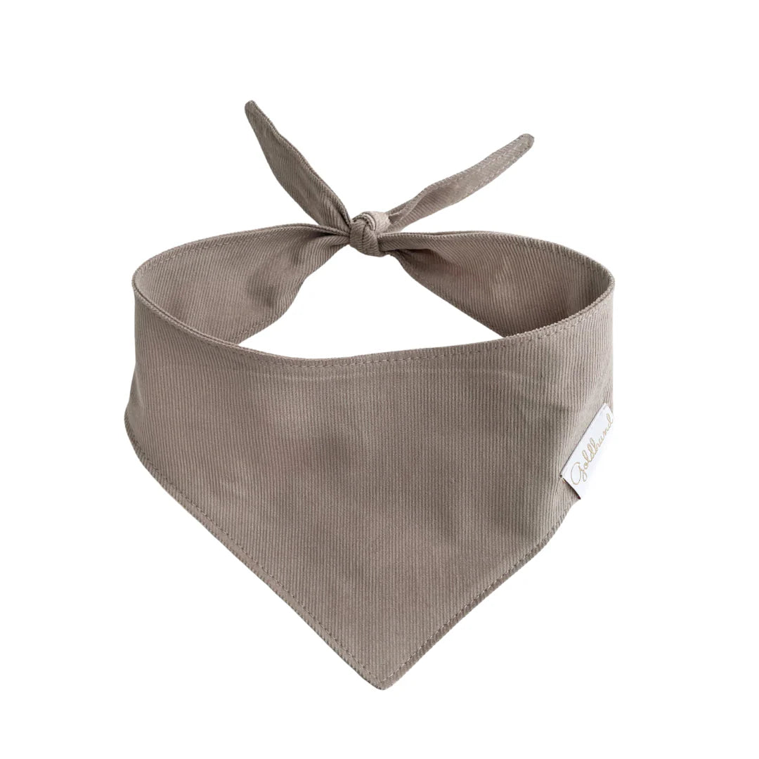 Goldhund Hundehalstuch Cord Sand