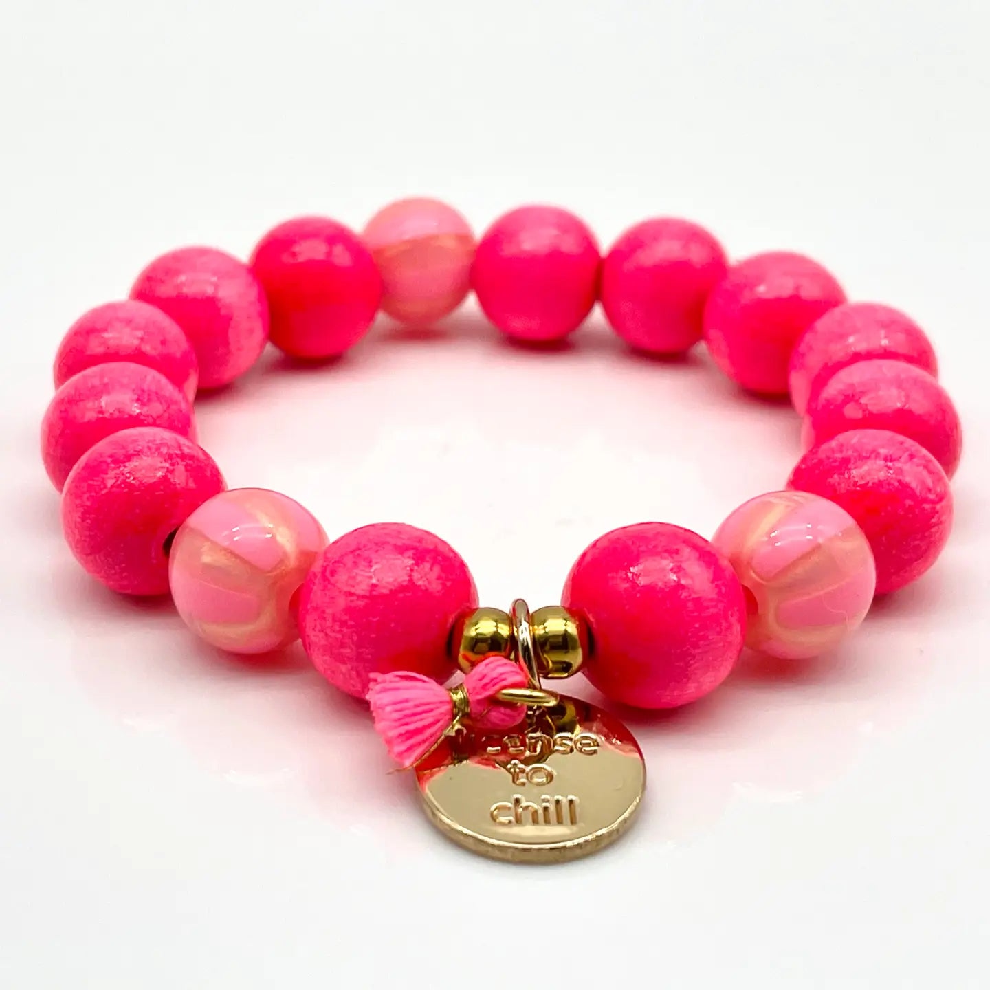 Armband SWEET CANDY WOOD elastisches Perlenarmband