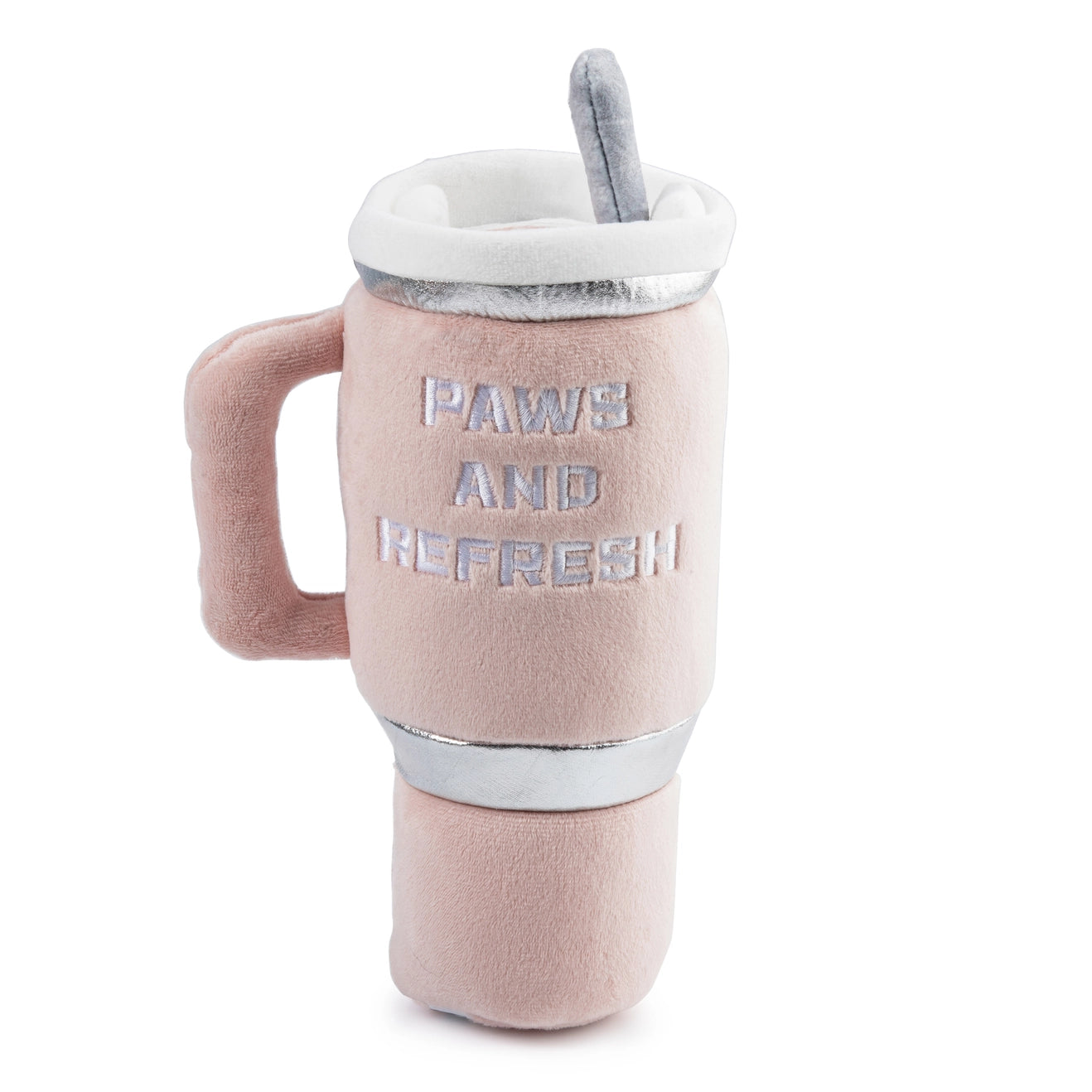 Rückseite Hundespielzeug Kuschelbecher Snuggly Cup Blush- Haute Diggity Dog